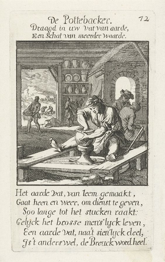 image 11 Illustration from Het menselijk bedrijf, Johannes and Caspaares Luiken,  1694