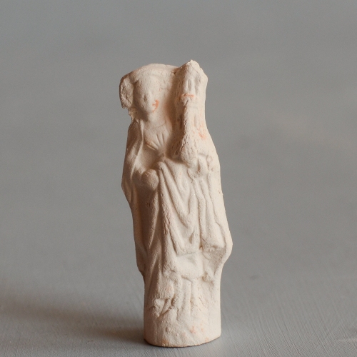 replica of a pipeclay St Barbara