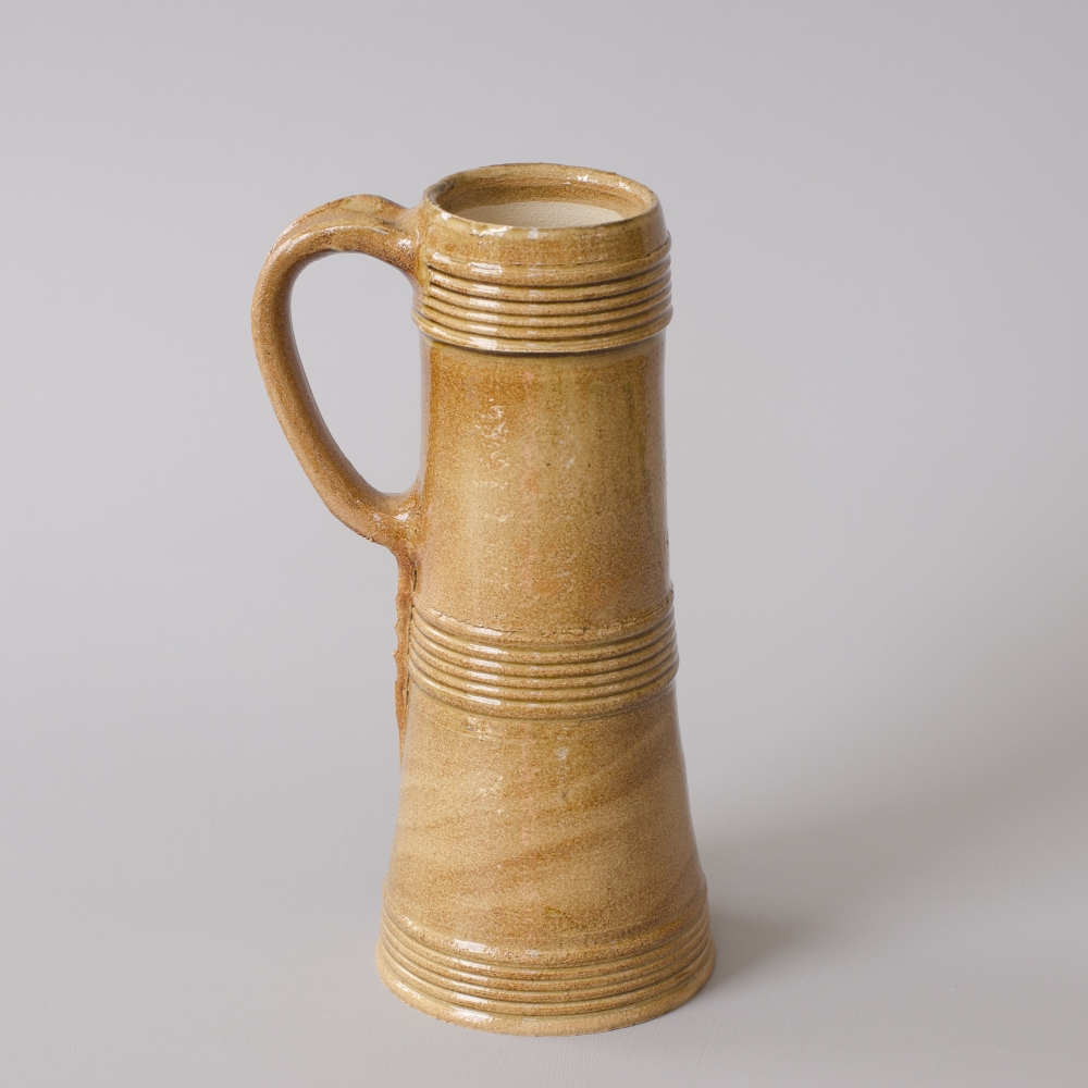reconstruction of a tall tankard from ca. 1600
