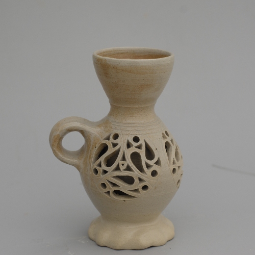 Replica of a Siegburg funnel beaker 1550--1600