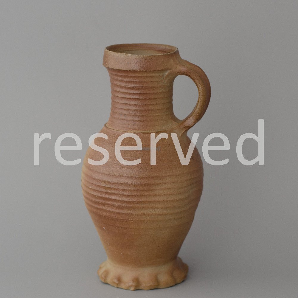 #55 reconstruction of a 14th century type  stoneware jug / €35
