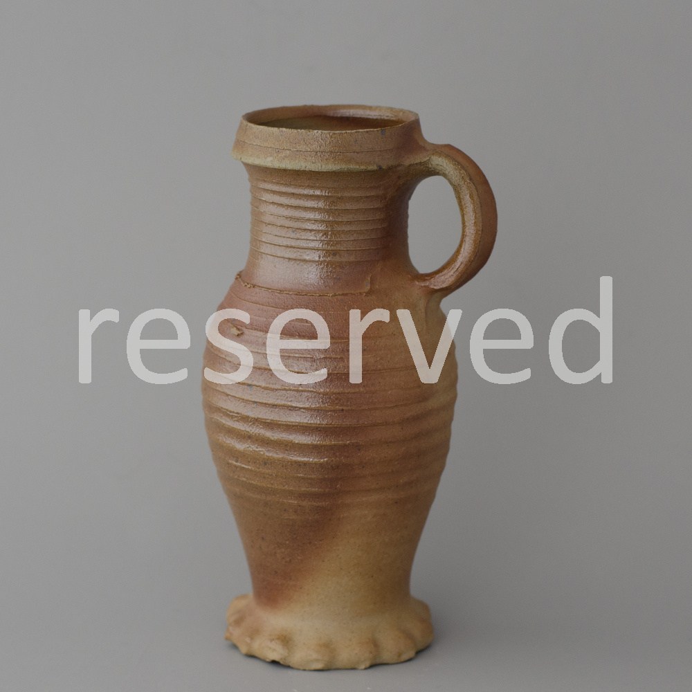 #54 reconstruction of a 14th century type  stoneware jug / €35