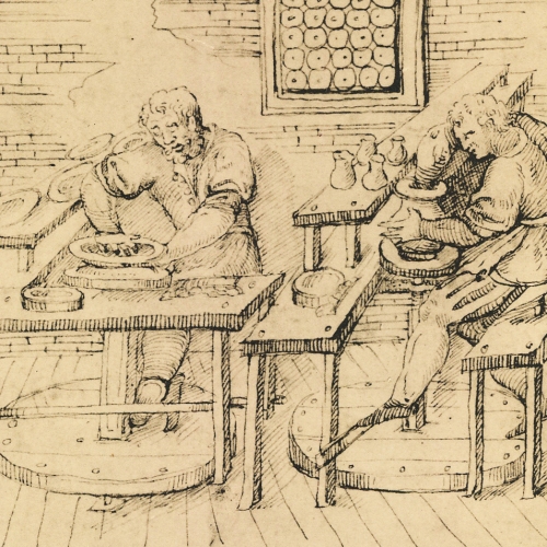 image 22 illustration from Li tre libri dell'arte del vasaio by Cipriano Piccolpasso, c. 1557, National Art Library MSL18617446